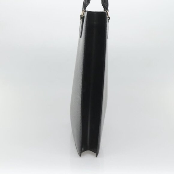 LOUIS VUITTON Epi Sac Plat Hand Bag Black LV Auth - Picture 4 of 16